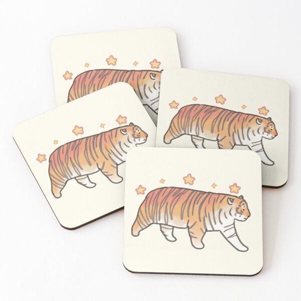 Item preview, Cute Chuppy Tiger with stars  designed and sold by Artofmayara.