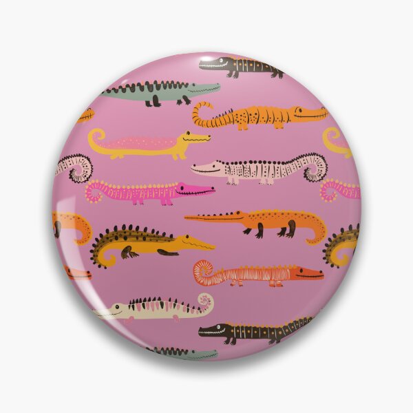 Item preview, Alligator Crocodile on pink designed and sold by Artlizzard.
