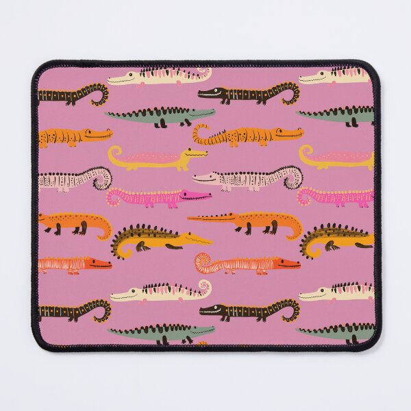Item preview, Alligator Crocodile on pink designed and sold by Artlizzard.