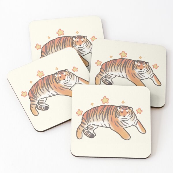 Item preview, Funny Chuppy Tiger with stars  designed and sold by Artofmayara.