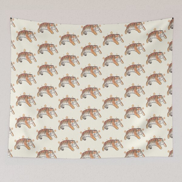 Item preview, Funny Chuppy Tiger with stars  designed and sold by Artofmayara.