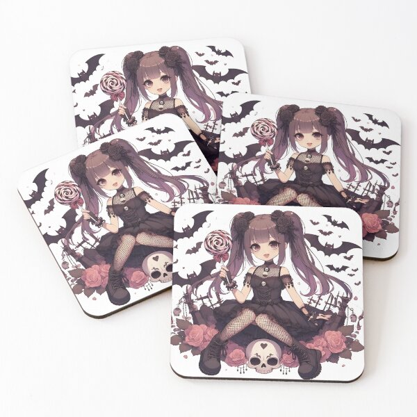 Item preview, Attractive Anime Goth Girl designed and sold by StickyGuys.