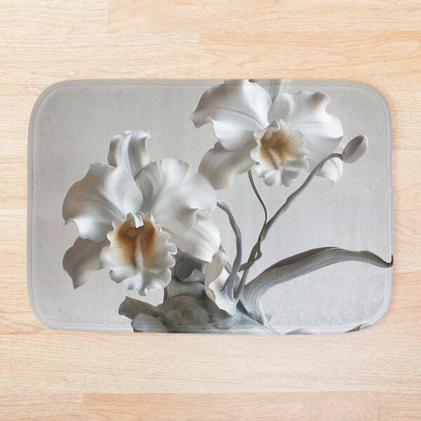 Artikelvorschau, Cream Orchid Ceramic Flower Floral entworfen und verkauft von gothart.