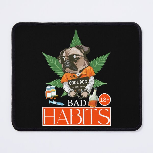 Item preview, Cool dog, bad habits designed and sold by Peerless-Prime.