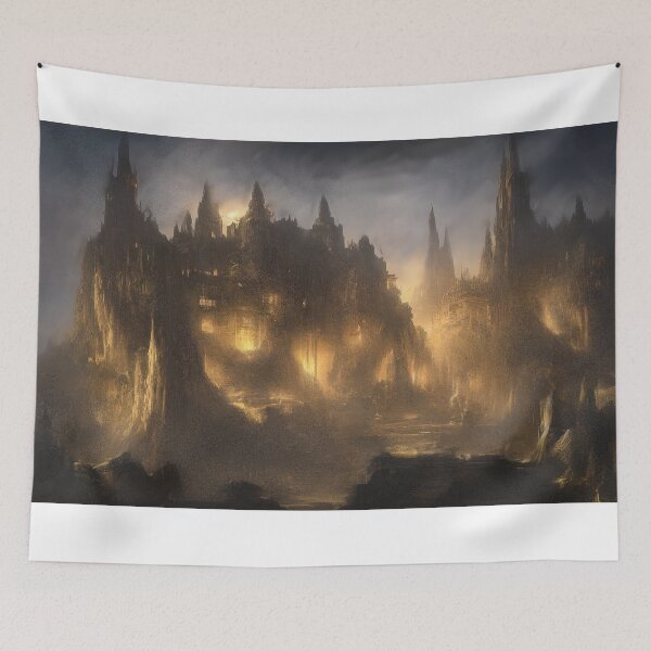 Item preview, The Ancient Fortress on The Hill designed and sold by Adrian I Barnett.