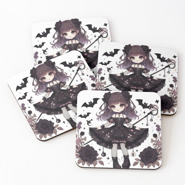 Item preview, Kawaii Bat Goth girl designed and sold by StickyGuys.