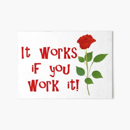 Item preview, Recovery Wisdom ~ It Works If You Work It designed and sold by Thelma Jewell.