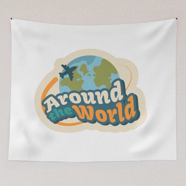 Item preview, Around the World Travel designed and sold by EricDesignStore.