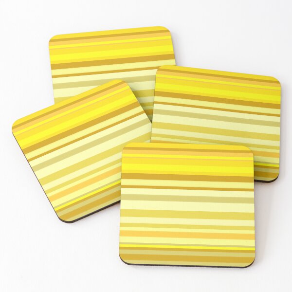Item preview, Yellow Mixed Stripes on Butter Yellow  designed and sold by JaygiesDesign.