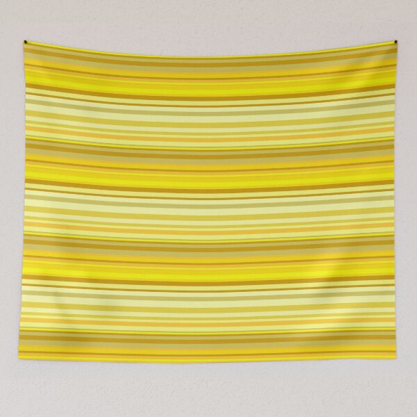 Item preview, Yellow Mixed Stripes on Butter Yellow  designed and sold by JaygiesDesign.