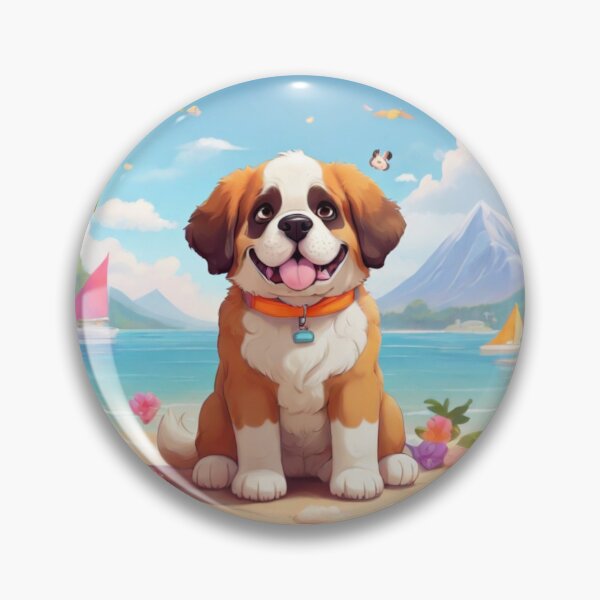 Item preview, Sunny Day St Bernard designed and sold by NeatThingLover.