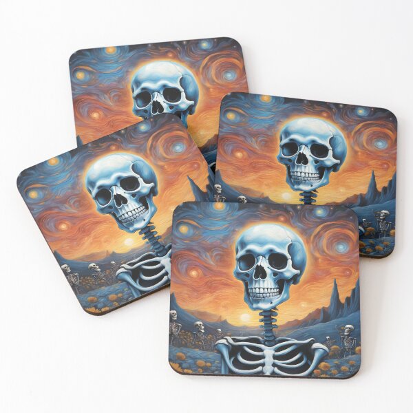 Item preview, Van Gogh skeleton designed and sold by RamsesLw.