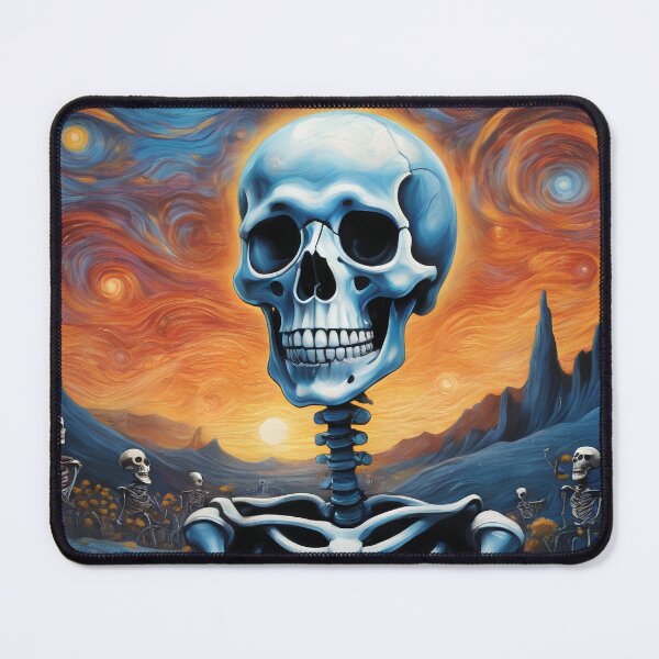 Item preview, Van Gogh skeleton designed and sold by RamsesLw.