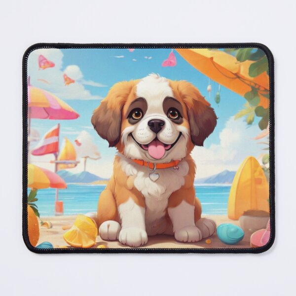 Item preview, Holiday St Bernard designed and sold by NeatThingLover.