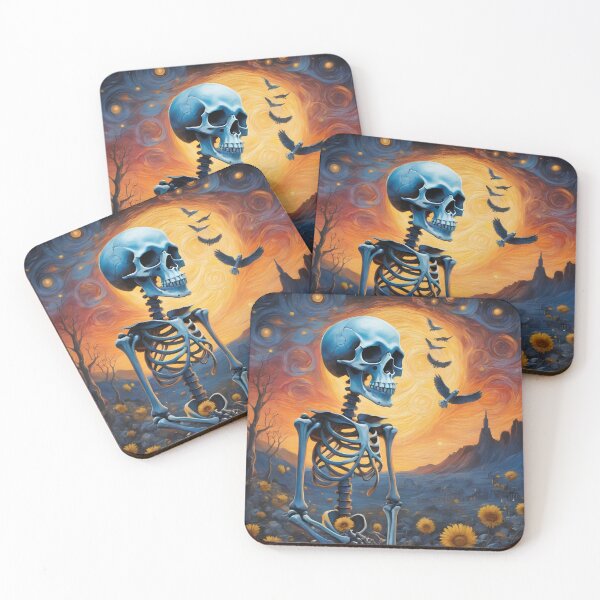 Item preview, Van Gogh skeleton designed and sold by RamsesLw.