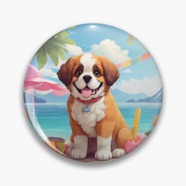 Item preview, Seaside St Bernard designed and sold by NeatThingLover.