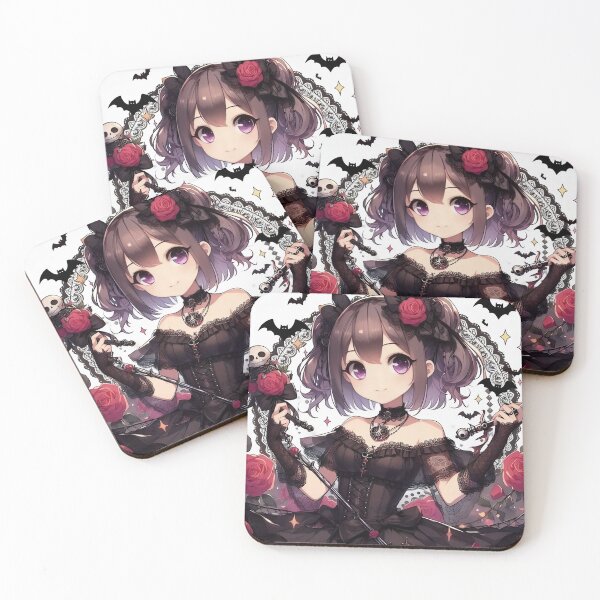 Item preview, Dark Love Anime Goth Girl designed and sold by StickyGuys.