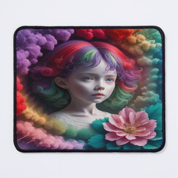 Item preview, 3D watercolor painting featuring a young girl with delicate features designed and sold by MRFEZOO2030.