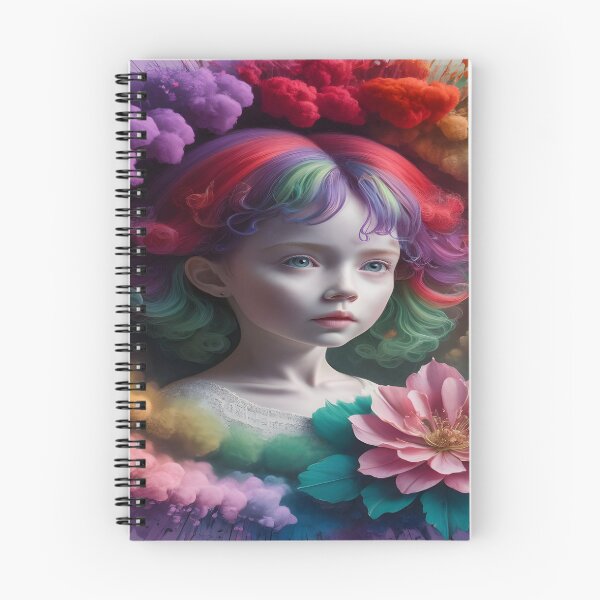 Item preview, 3D watercolor painting featuring a young girl with delicate features designed and sold by MRFEZOO2030.