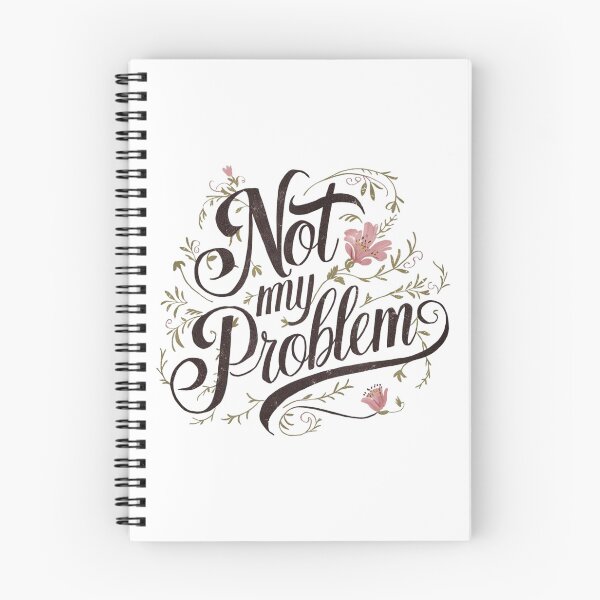 Item preview, Not My Problem Floral Retro Vintage designed and sold by nbg2012.