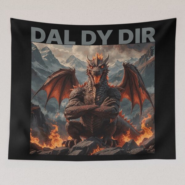 Item preview, DAL DY DIR YN GYMRAEG GREY designed and sold by Marni Scofidio Desi9ns.