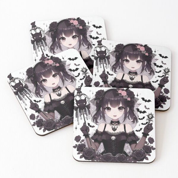 Item preview, Goth Anime girl Dark Queen designed and sold by StickyGuys.