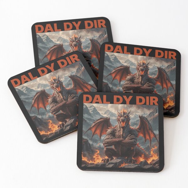 Item preview, DAL DY DIR YN GYMRAEG BURNT SIENNA designed and sold by Marni Scofidio Desi9ns.