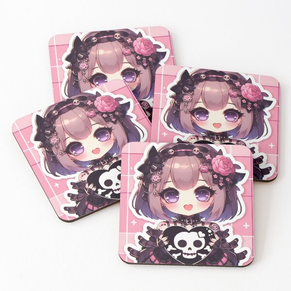 Item preview, Kawaii Pink Goth Girl designed and sold by StickyGuys.