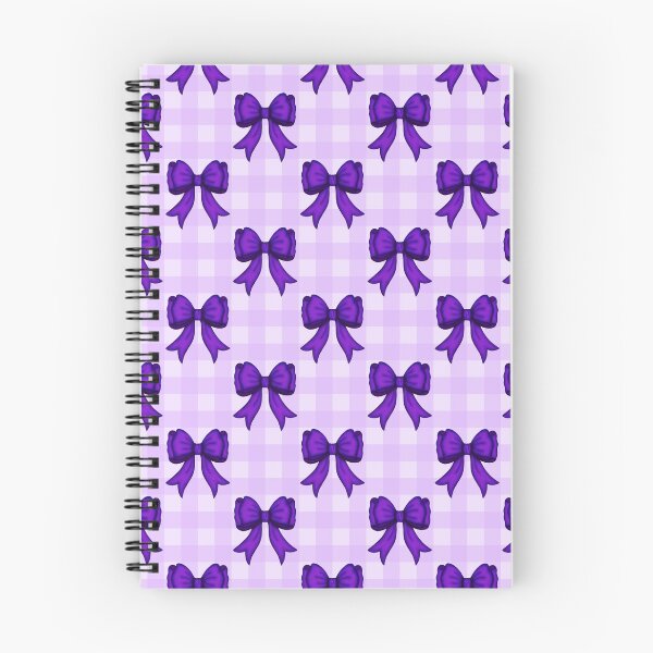 Item preview, Purple Coquette Bow Gingham designed and sold by Saki Desjardins.