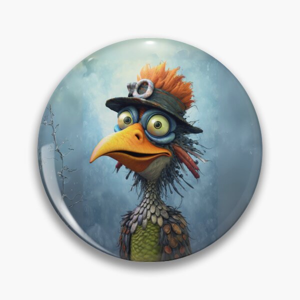 Item preview, Surreal Hawk with a Huge Grin designed and sold by Sillytoe.