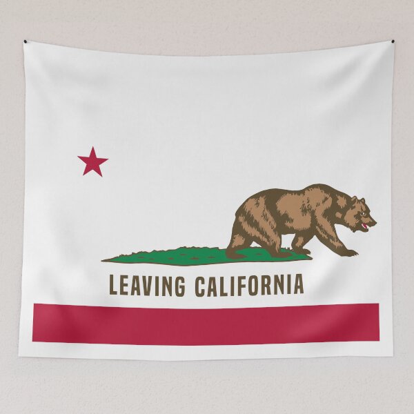 Item preview, Leaving California - Political Satire  designed and sold by Vector-Artist.
