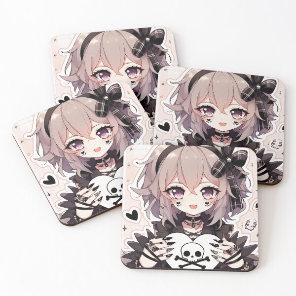 Item preview, Messy Hair Kawaii Goth Girl  designed and sold by StickyGuys.