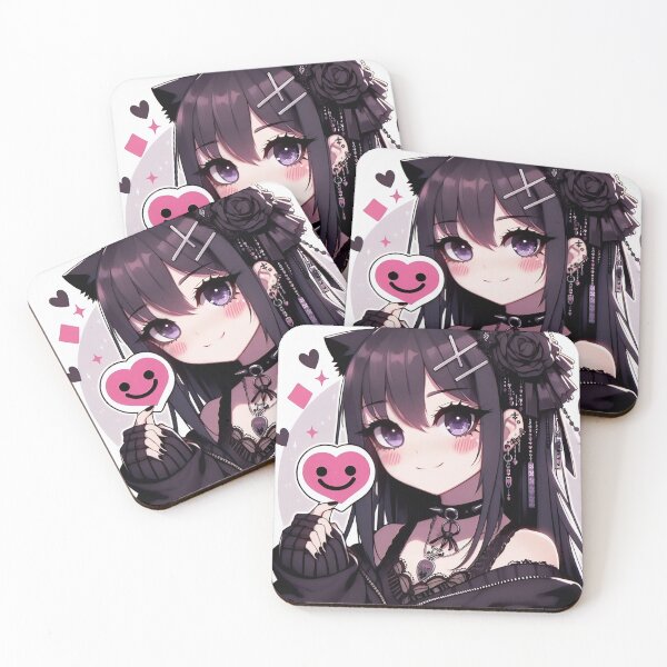 Item preview, Kawaii Goth Catgirl  designed and sold by StickyGuys.