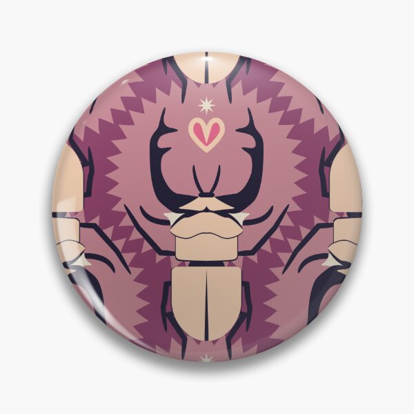 Item preview, Rhinoceros beetle, Dark lilac background designed and sold by Alex  Blud.
