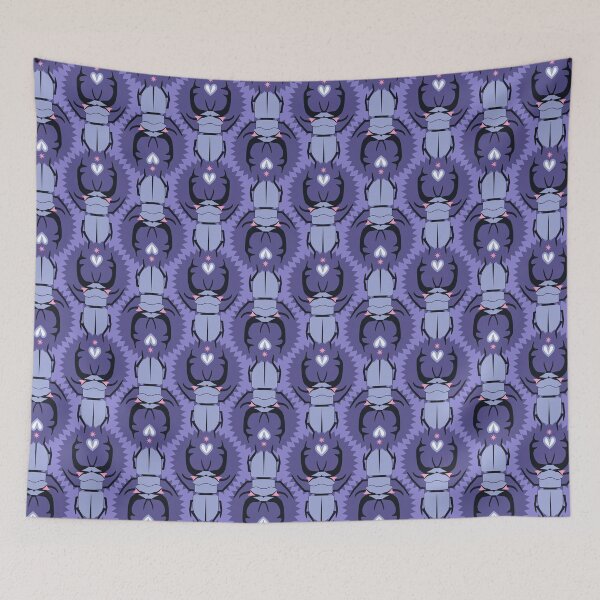 Item preview, Rhinoceros beetle, Purple background designed and sold by Alex  Blud.