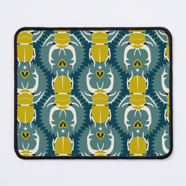 Item preview, Rhinoceros beetle, Emerald background designed and sold by Alex Blud.