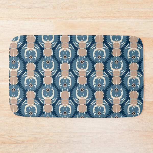 Item preview, Rhinoceros beetle, Dark blue background designed and sold by Alex  Blud.