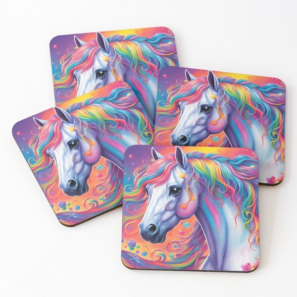 Item preview, Rainbow Tie dyed Horse Y2K Vibes designed and sold by Soccer4ja9.