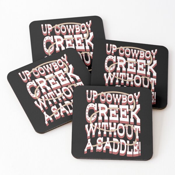 Item preview, Up Cowboy Creek Without a Saddle! designed and sold by robotrobotROBOT.