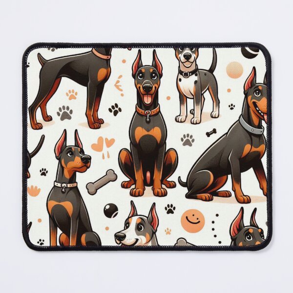 Item preview, Playfull Doberman Pinschers designed and sold by Wags & Tails.