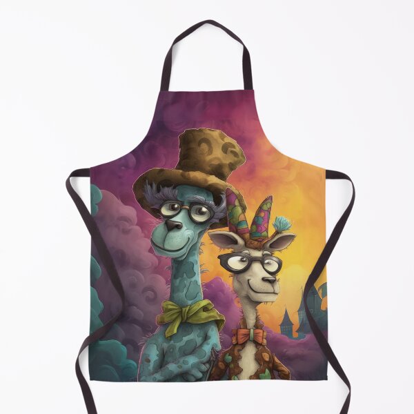 Item preview, Surreal Cartoon Llama and Cow with Huge Grins designed and sold by Sillytoe.