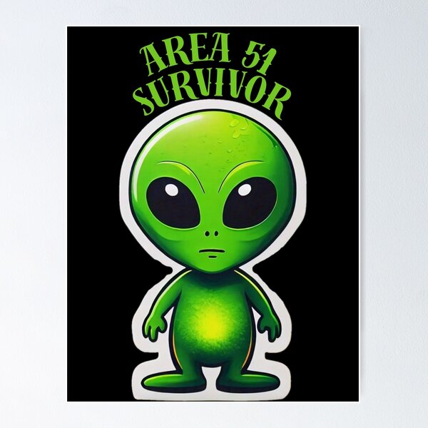 Item preview, Area 51 Survivor designed and sold by Krispystarfish.
