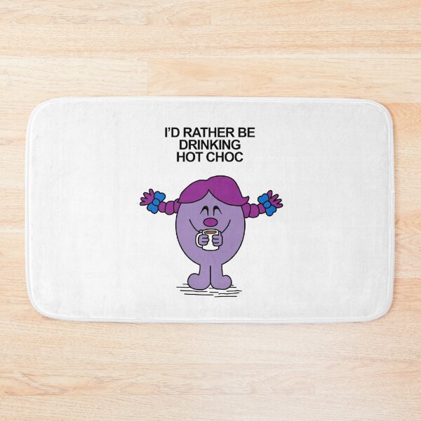 Item preview, Little Miss Id rather be drinking hot choc hot chocolate designed and sold by Scat the cat.