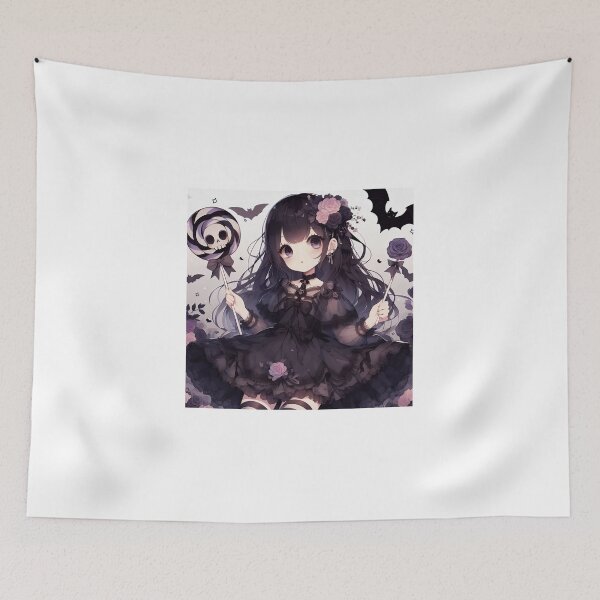 Item preview, Anime Goth-Girl With A Lolipop designed and sold by StickyGuys.
