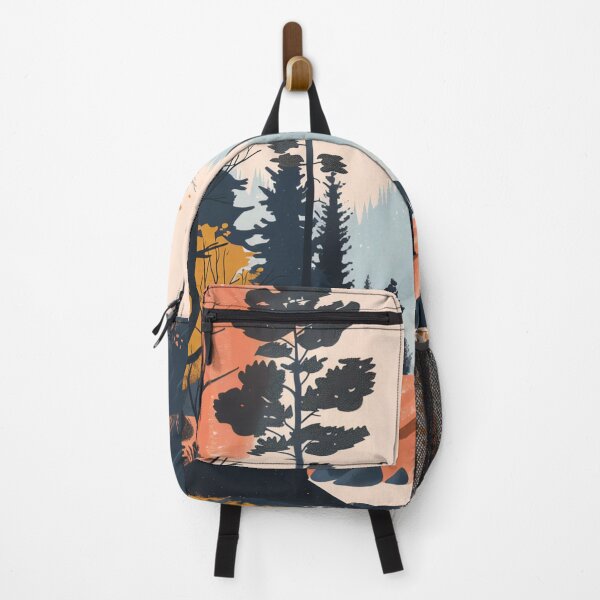 Item preview, Couple in Scandinavian landscape with forest designed and sold by NordicArtPrint.