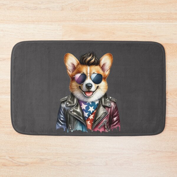 Item preview, Welsh Corgi Rock Star designed and sold by 93-Store.
