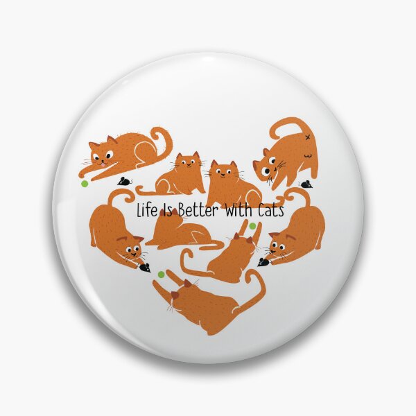 Item preview, Life Is Better With Cats designed and sold by PMSNshop.