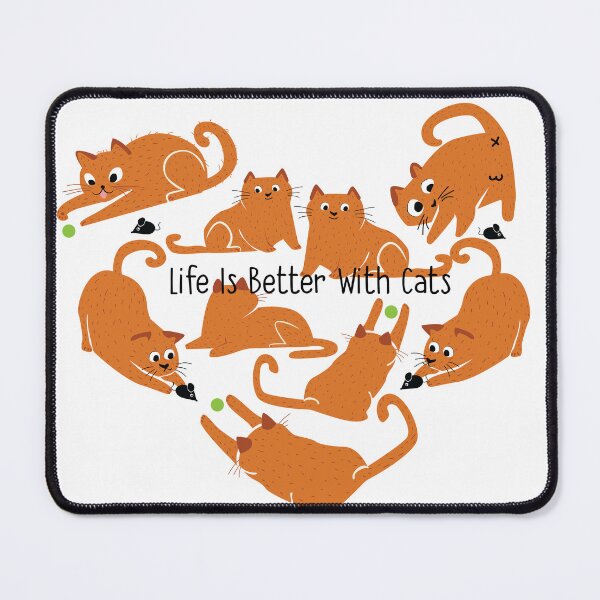 Item preview, Life Is Better With Cats designed and sold by PMSNshop.