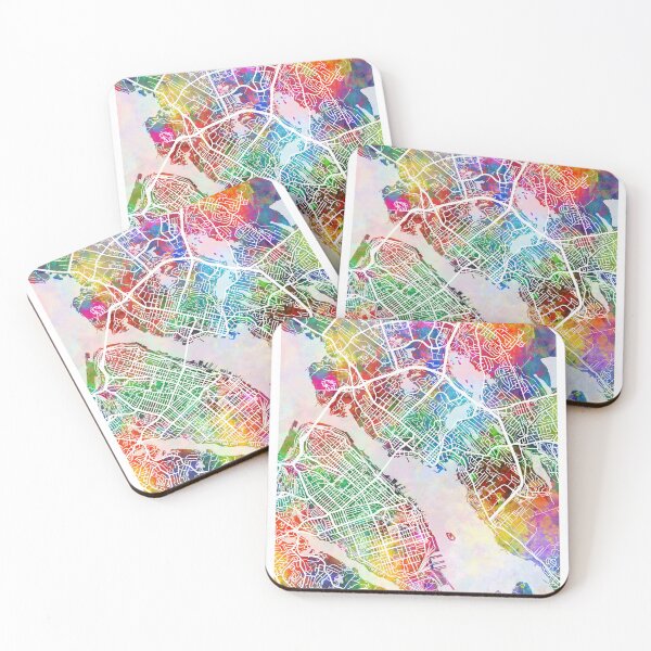 Item preview, Halifax Street Map designed and sold by ArtPrints.