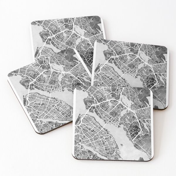 Item preview, Halifax Street Map designed and sold by ArtPrints.